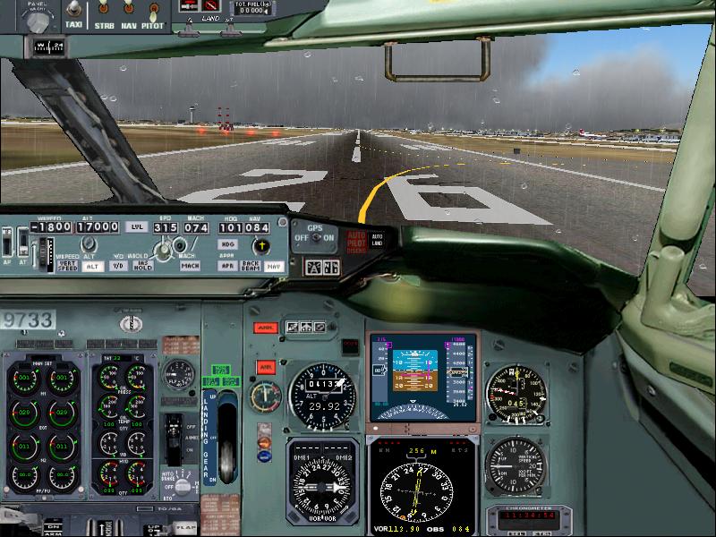 Fs2004 - 737-400 2-D Panel For 1St Officer View - Reworked Previous Version By Massimo Gra