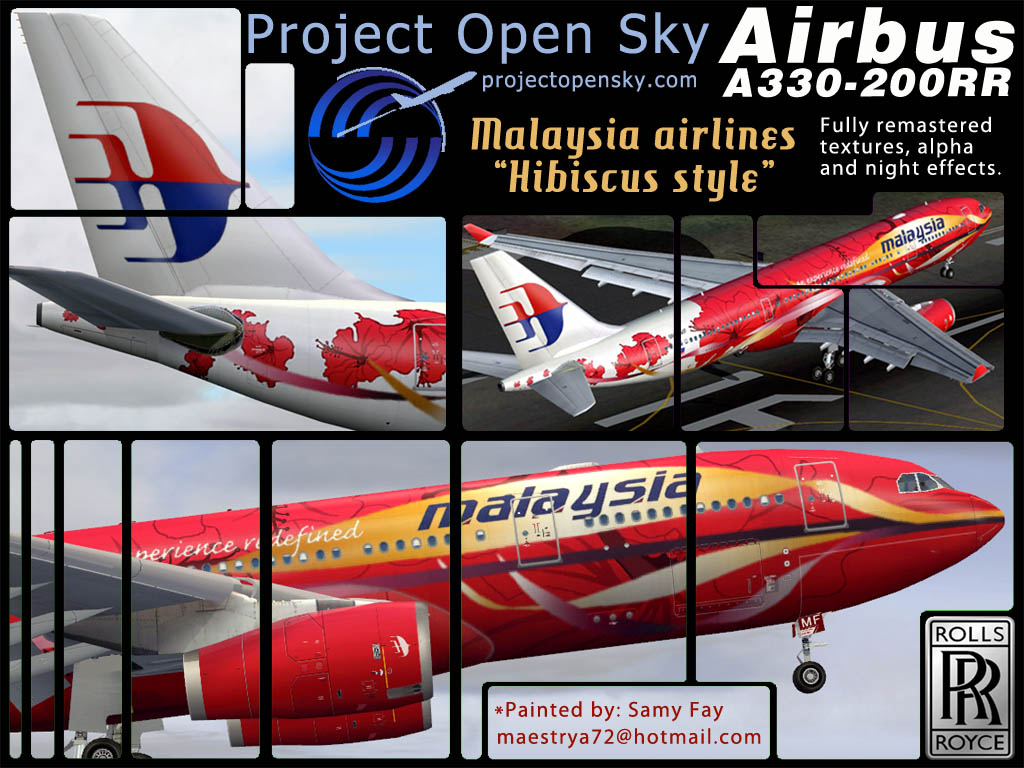 Project Opensky Airbus A330 Version 2 For Fs2002/2004 Package Description Project Open Sky