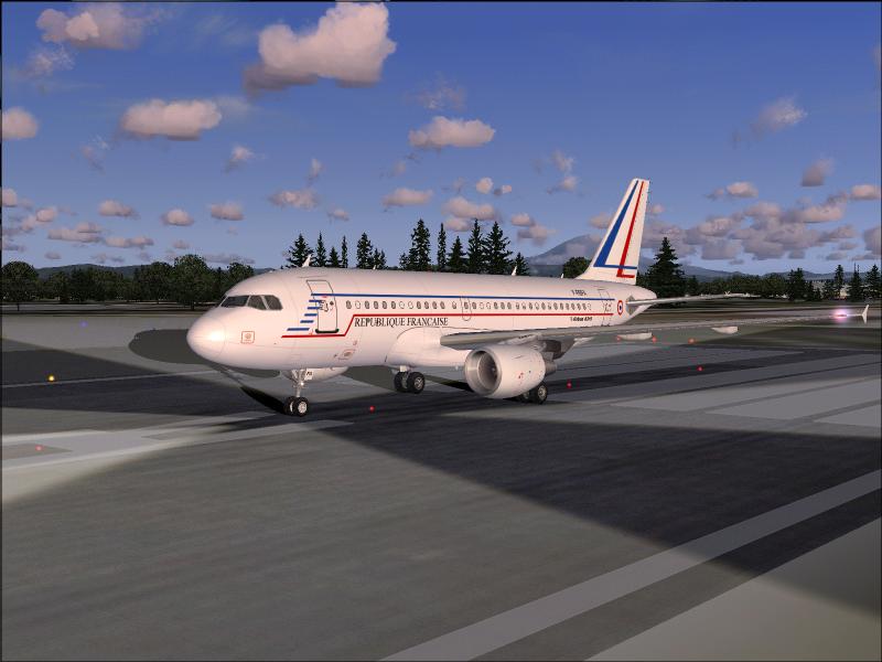 A319-115X Cj République Française Reg.: F-Rbfa Increased Fuel Capacity In Order To Operate