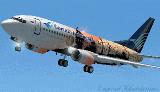 Boeing 737-300 Garuda Indonesia Zamrud Khatulistiwa Pk-Ggg Thanks To Mr