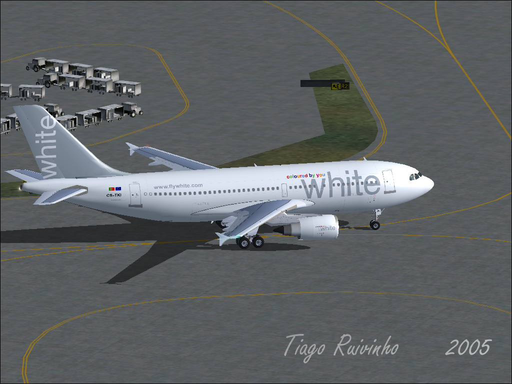 Airbus A310-304 White - Coloured By You Fs2002/2004 June, 2005 -Description: The A310 Cs-T — 1