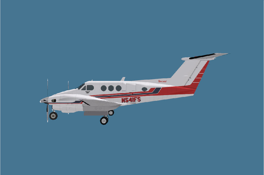 Fs2004 King Air F90 Dee Waldron Michael Verlin Fully Flyable, Includes Panel