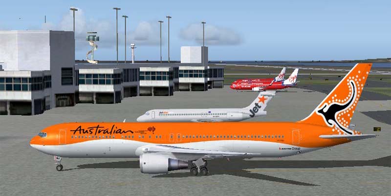 Fs2004 Australian Airlines Boeing B67-300Er Registration Vh-Ogj