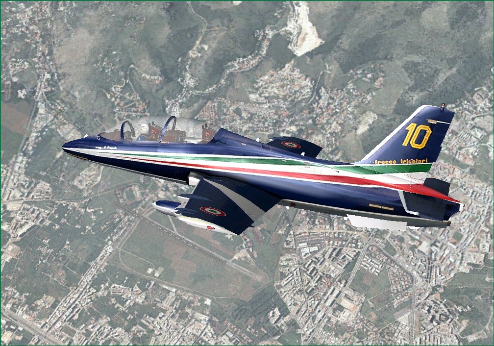 Fs2004 Aermacchi Mb339Pan Frecce Tricolori This Model Depicts The Aermacchi Mb339 Pan Pony — 1
