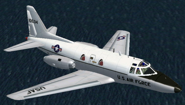 Fs2002/Fs2004 North American/Rockwell T-39A Sabreliner