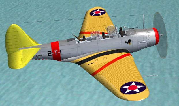 Fs2004 Douglas Tbd-1 Devastator The Tbd-1 Was The Us Navys Main - Stay Torpedo Bomber In T