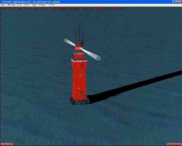 Fs2004 Scenery Wirh 4 Lighthouses At The Weser Entry Into The Northsea