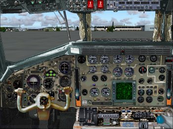 Flight Simulator 2004 C 160D Transall Panel This Panel Is Done For The Older German Versio