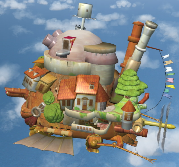 Fs2002/Fs2004 Howls Moving Castle(Flying Type) Science Fiction Animation Plastic Model Ser