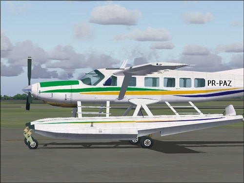 Fs2004 Caravan Amphibian Texture Asas Do Socorro Pr-Paz, Painted By Cristiano Magnani