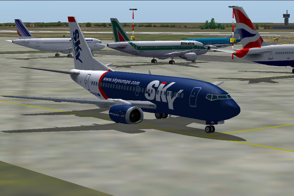 This Is Sky Europe Airlines Traffic For Fs2004