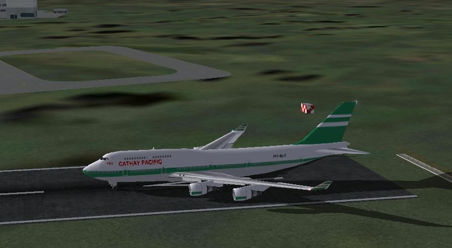 This Are Repaints Of The Msfs Default 747-400(Fs2004) In Cathay Pacific Colors
