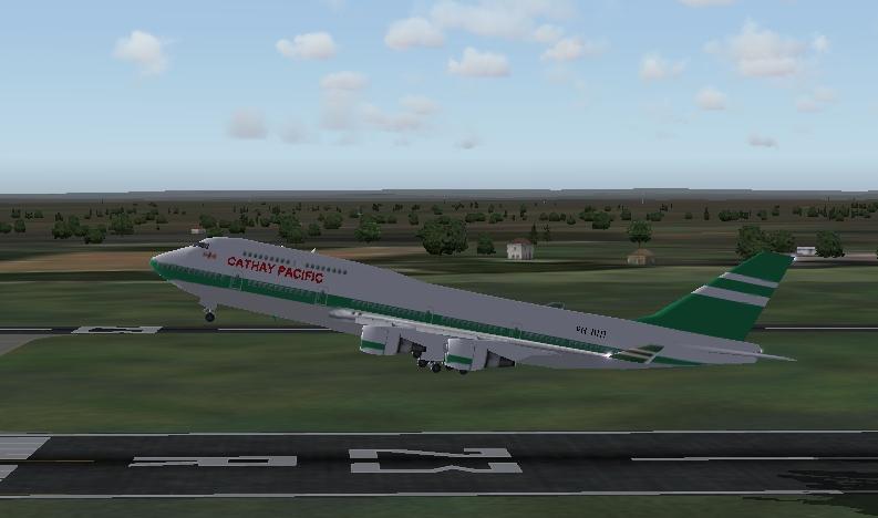 This Are Repaints Of The Msfs Default 747-400(Fs2004) In Cathay Pacific Colors