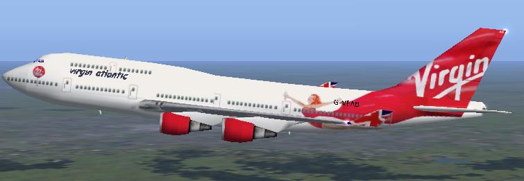 This Is Repainted Textures Of The Msfs Default 747-400 In Virgin Atlantic Birthday Girl Co