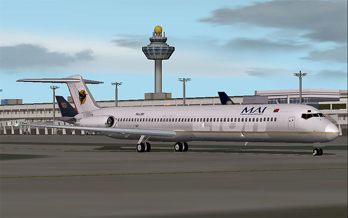 Fs2002 Aircraft-Mcdonnell Douglas Md 81 Japan Air System Aircraft By Stewart Global And Fl