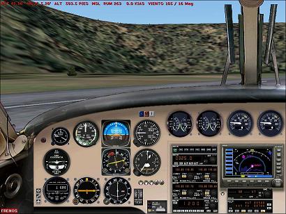 Fs2004 Beechcraft Queenair Be65/Bea65 Panel This Panel Is For Use With Mike Stones Queenai