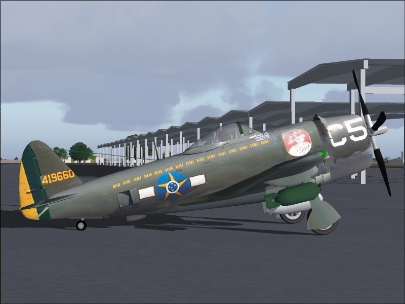 Fs2002/2004 P47D-25 Assigned To The 1St Grupo De Caca, Forca Aerea Brasileira, And Attache