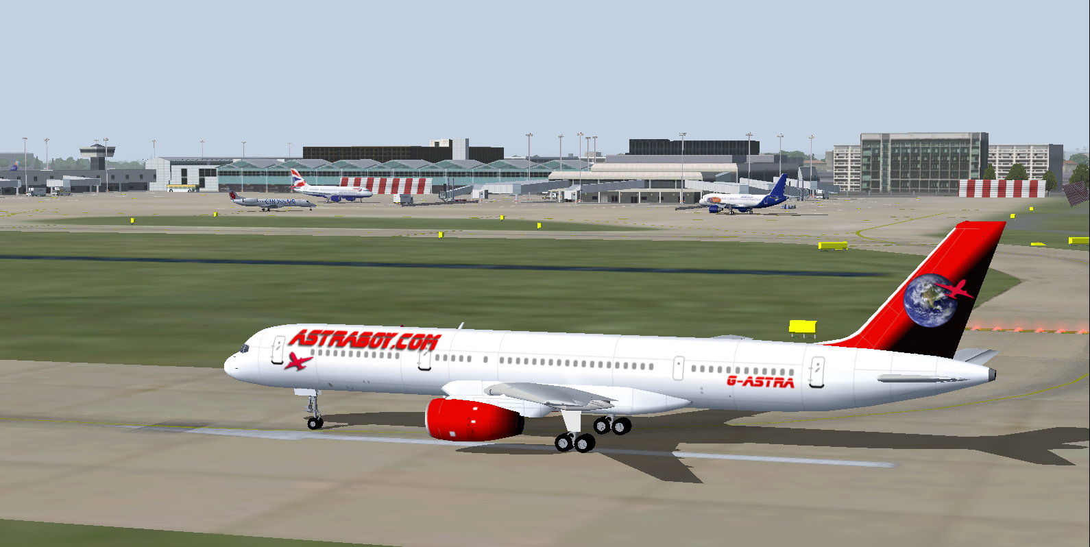 Fs2004 Boeing 757-200 Rr Astraboy.com Is A Fictitious Airline Based On The Website Of The