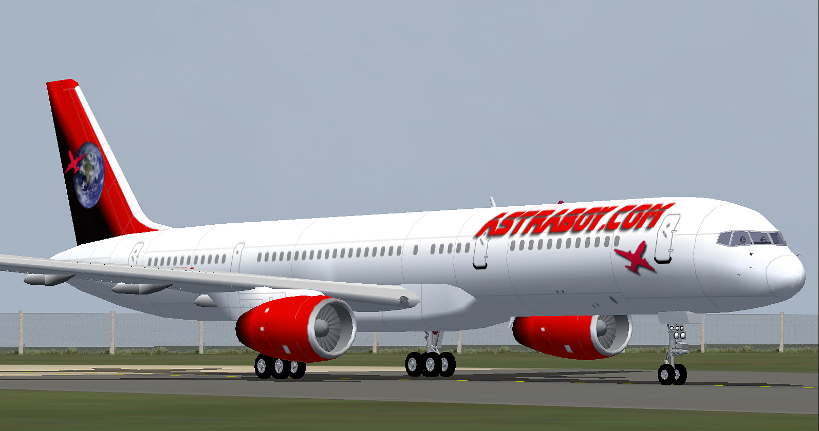 Fs2004 Boeing 757-200 Rr Astraboy.com Is A Fictitious Airline Based On The Website Of The