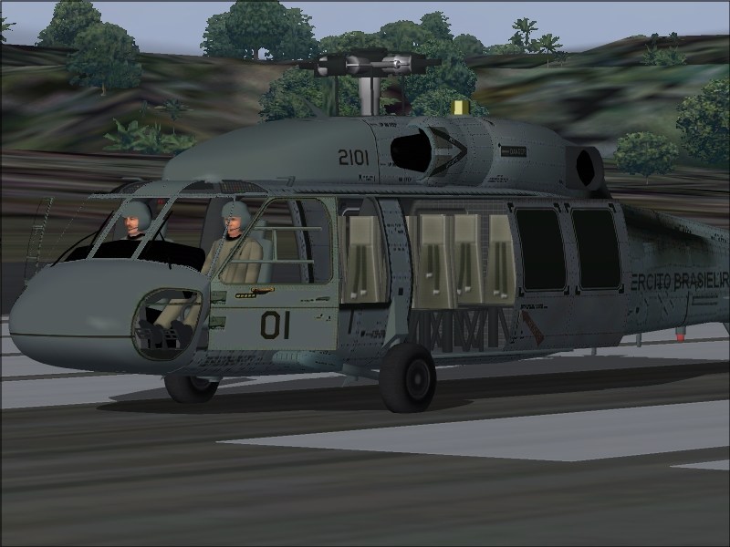 Fs2002/Fs2004 Uh-60 Blackhawk Exercito Brasileiro Uh-60 Blackhawk Exercito Brasileiro Gray — 1