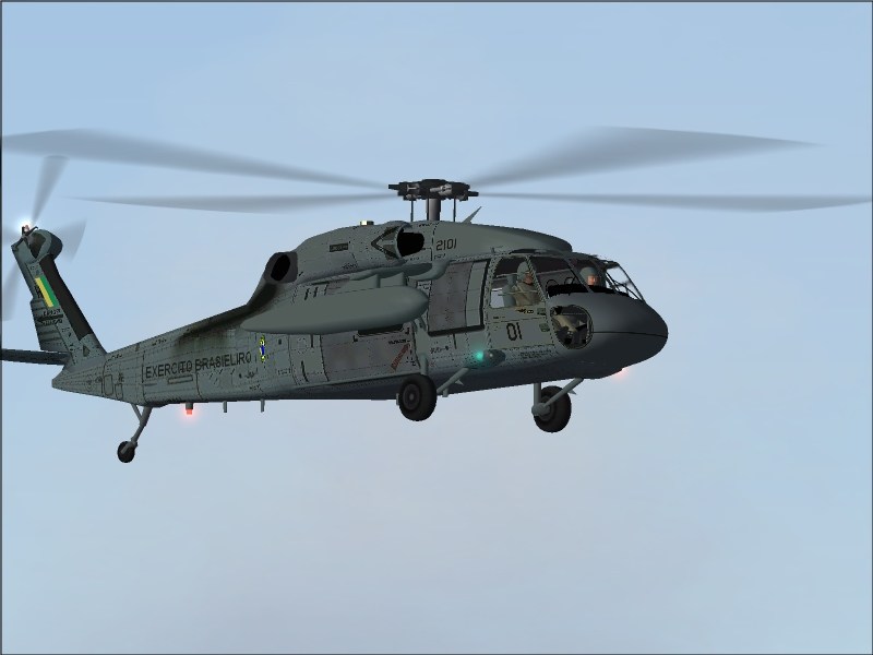 Fs2002/Fs2004 Uh-60 Blackhawk Exercito Brasileiro Uh-60 Blackhawk Exercito Brasileiro Gray