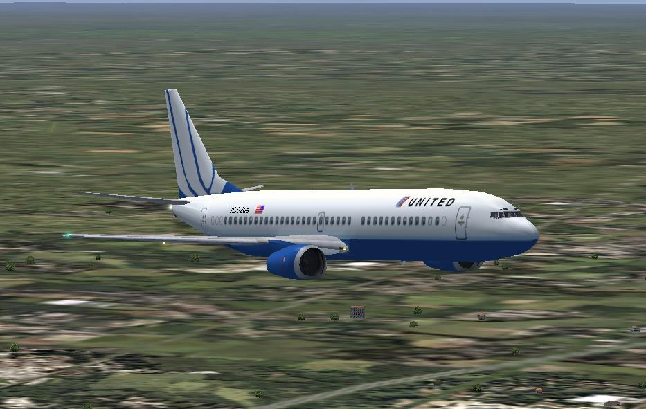 This Are Repaints Of Teh Msfs Default 737-400(Fs2004) In United Airlines I Made Both Of Th — 1