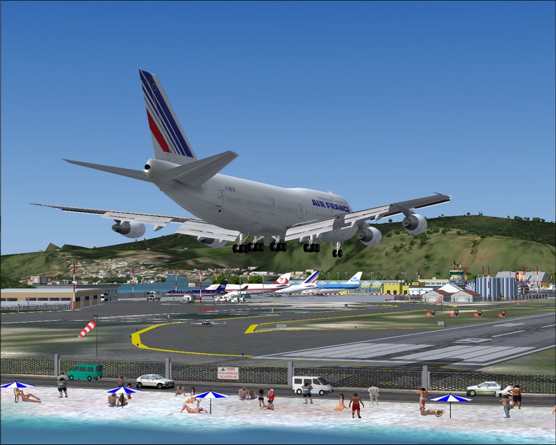 Tncm Princess Juliana International Airport Of St-Maarten Netherlands Antilles For Fs2004