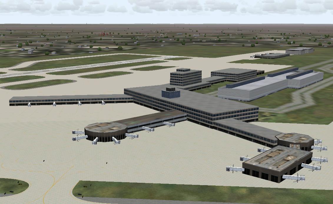 Detroit Metro (Kdtw) Scenery For Fs2004 By Mike Magner Exclusively Email: Mikemlem_At_Yaho