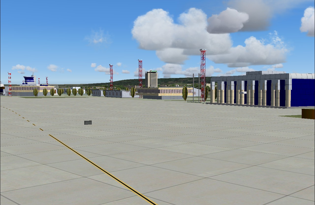 Fs2004 Sofia Airport V1.0 Fully Created Sofia Airport Scenery Including Terminal, Vip Term