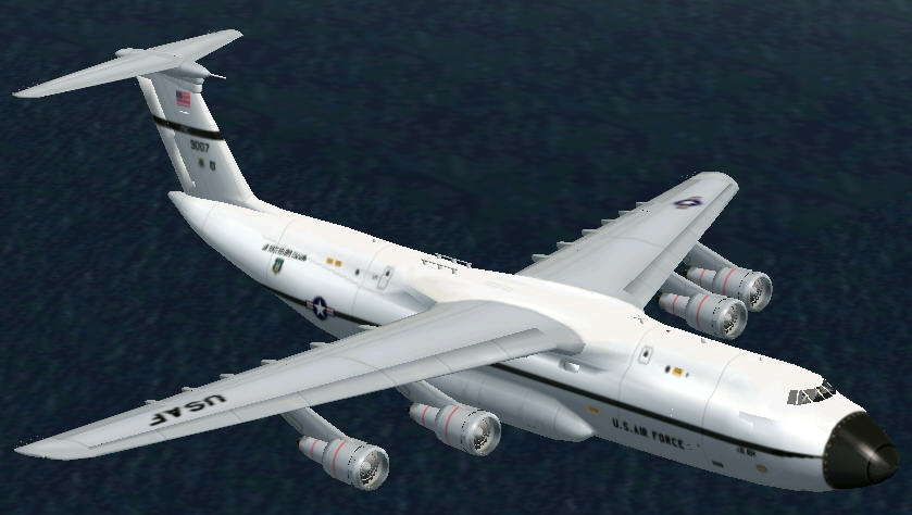 Fs2002/Fs2004 Lockheed C-5A Galaxy This Is A Heavy Logistics Military Transport Aircraft D