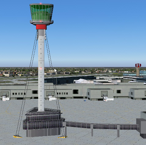 The New Atc Tower At Heathrow Stands A Full 87 Meters As The Most Promonent Sight On The A