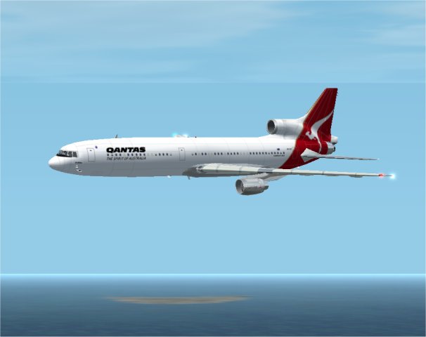 Fs2002 Qantas Lockheed L-1011 Tristar V1.1.Qantas Does Not Own This Type Of Aircraft But I