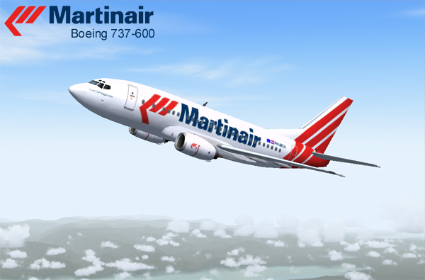 Fs2004 Boeing 737-600 In Martinairs New Livery