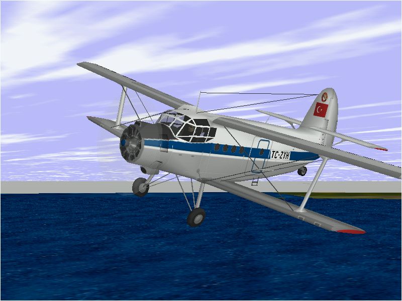 Flightsim Fs2004/Fs98/2000/2002 Antonov An-2P Thk Textures Repaint Of Luka Midics An-2P Fo
