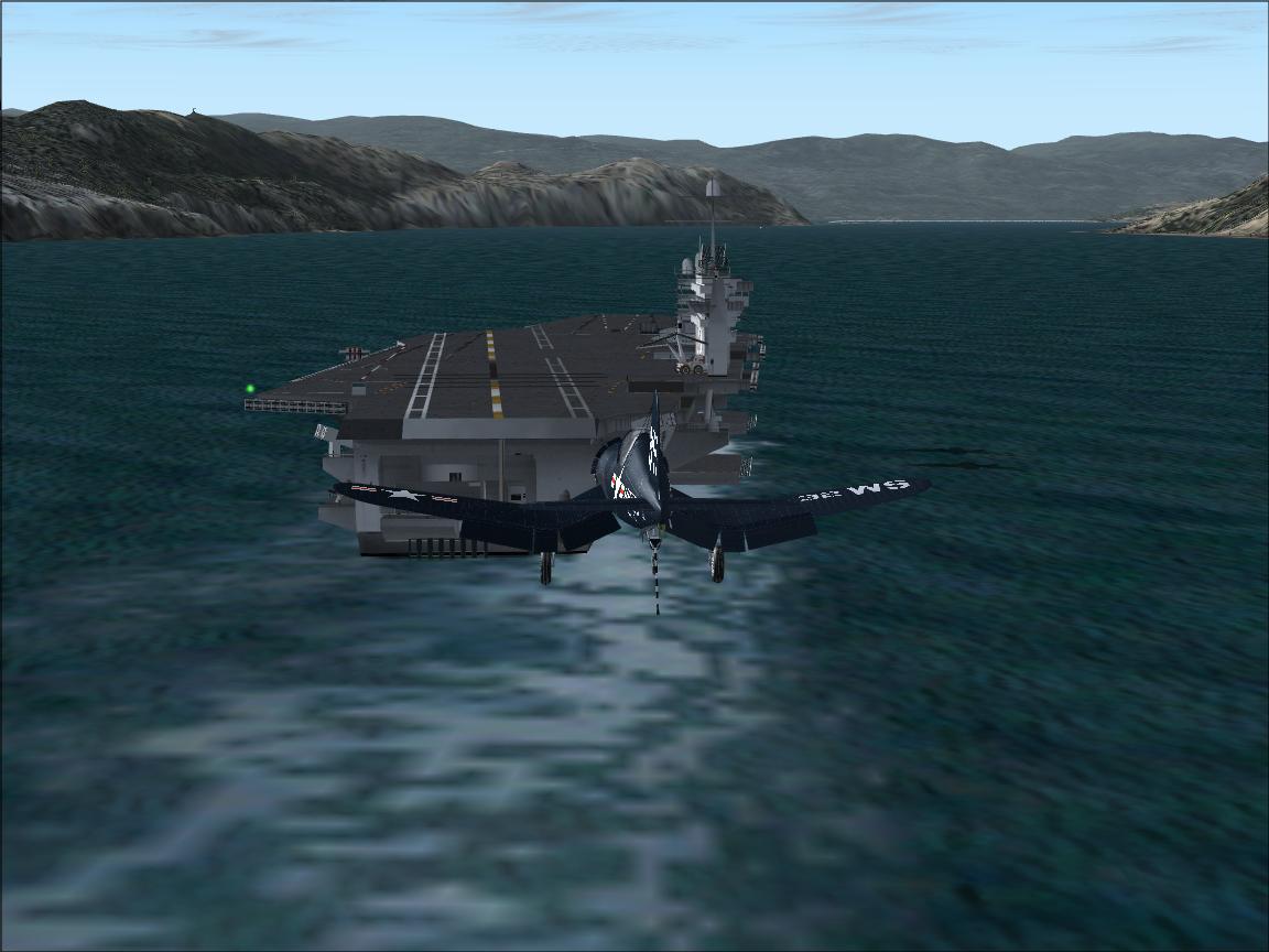 Improved / Updated Version Two Fictitious Nimitz Class Aircraft Carriers Sailing In Britis