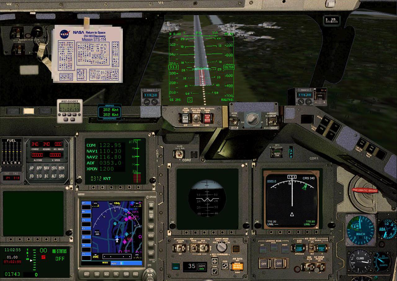 Fs2004 Aircraft: Nick’s Space Shuttle Landing Challenge Featuring The Space Shuttle Discov