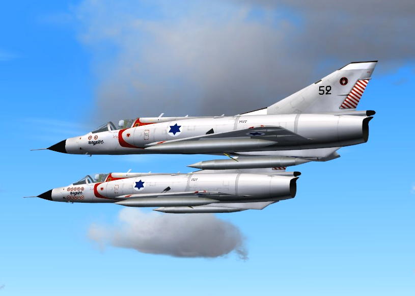 Fs2004 Dassault Mirage Iiicj Shahak This Bundle Includes Textures For Two Famous Israeli A — 1
