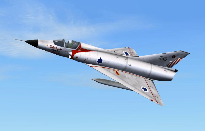 Fs2004 Dassault Mirage Iiicj Shahak This Bundle Includes Textures For Two Famous Israeli A