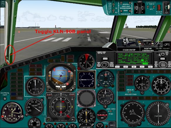 Click Spots And Kln-90B Modification For Project Tupolev Tu-154B-2