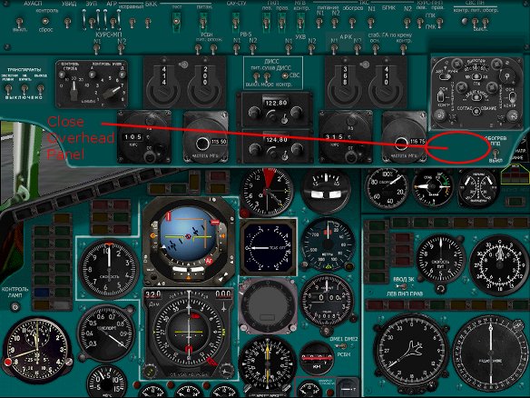 Click Spots And Kln-90B Modification For Project Tupolev Tu-154B-2