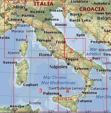 Fs 2004 Italy Corsica And Sardinia Thermals A Set Of Thermals That Include All Territory O
