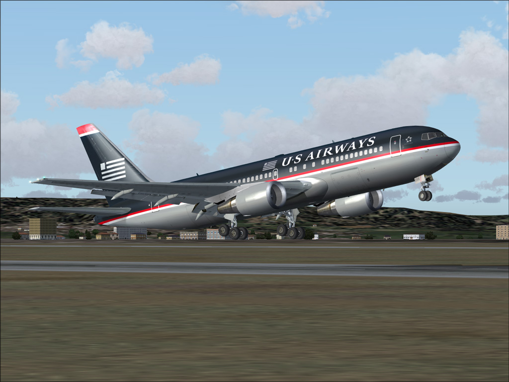 Project Opensky Boeing Us Airways 767-200 V4 For Fs2004 Exclusively Copyrights: Airplane M