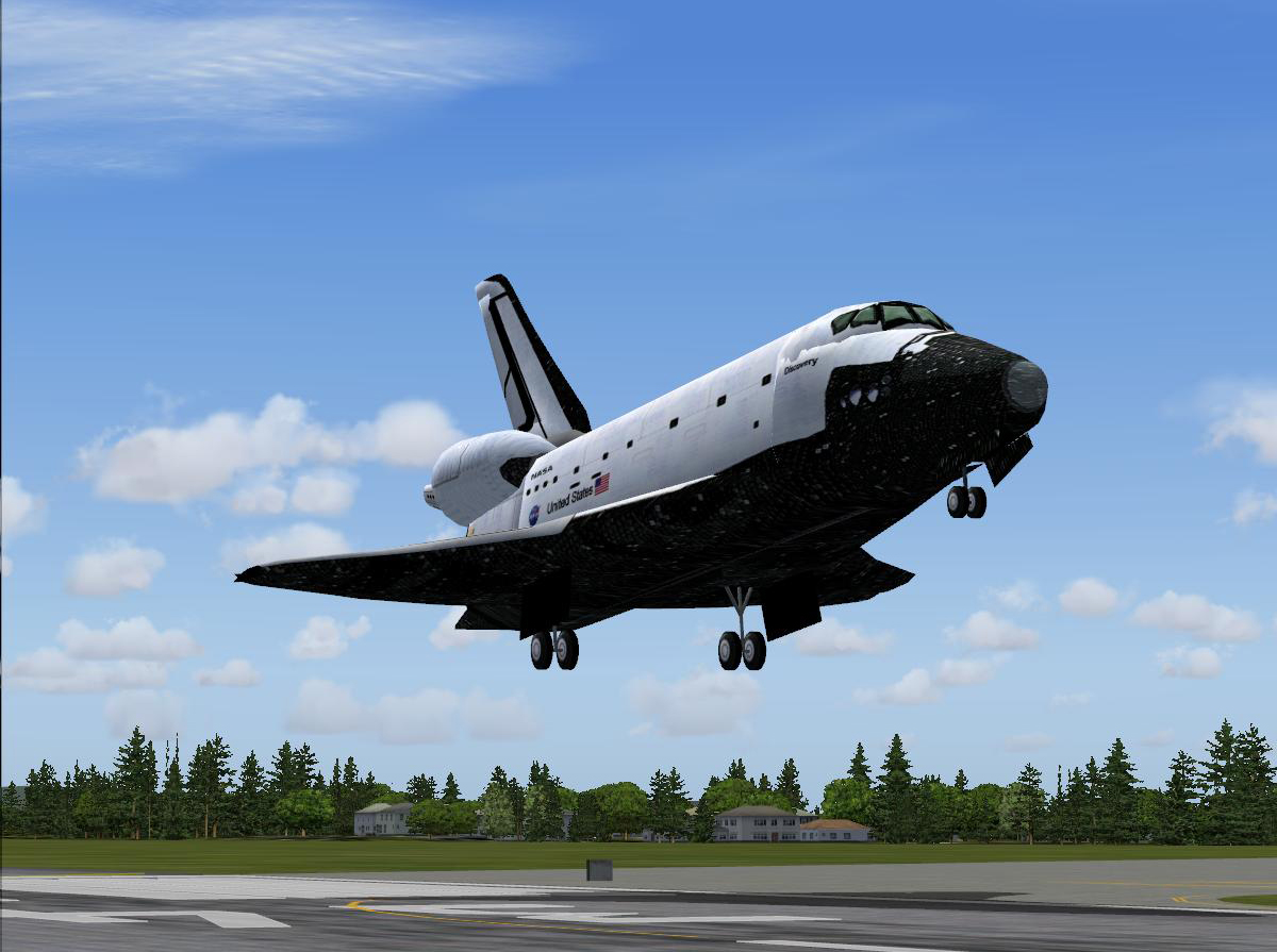 Fs2004 Aircraft: Nick’s Space Shuttle Landing Challenge Update To V1.1 This Update Address — 1