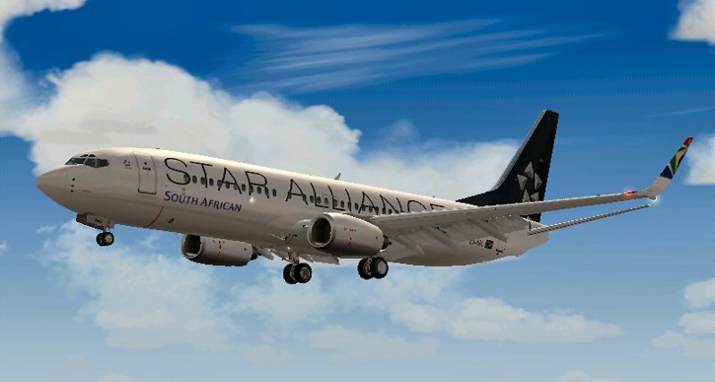 Boeing 737-800 Saa Star Alliance