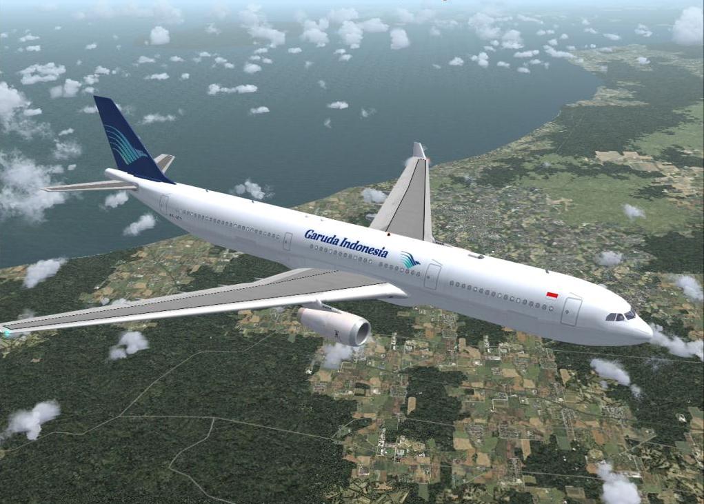 Airbus A330-341 - Garuda Indonesia This Is Repainted Textures Of Mike Stones Airbus A330-3 — 1