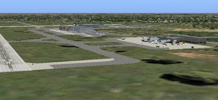 Fs2004 Scenery-Willard Airport Is One Of Exclusively A Handful Of Commercial Airports In T — 1