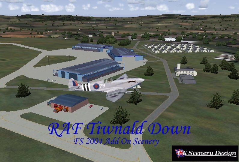 Fs2004 Raf Tinwald Down V.1, Dumfries, Scotland, U.k — 1