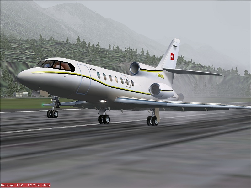 Bandit Repaint For The Great Falcon 50 By Caea, Renovated For Fs2004 By Eric Dantes — 1