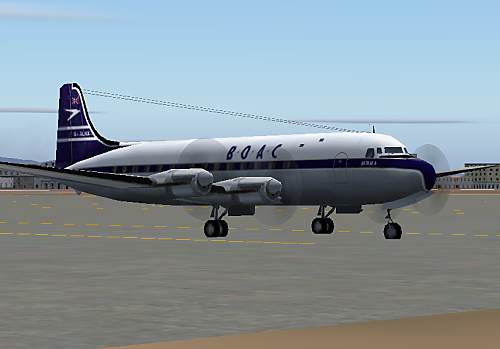 Boac Canadair Argonaut G-Alhx For Fs2004, By Robin Supwoods Unzip To Your Main Flight Simu