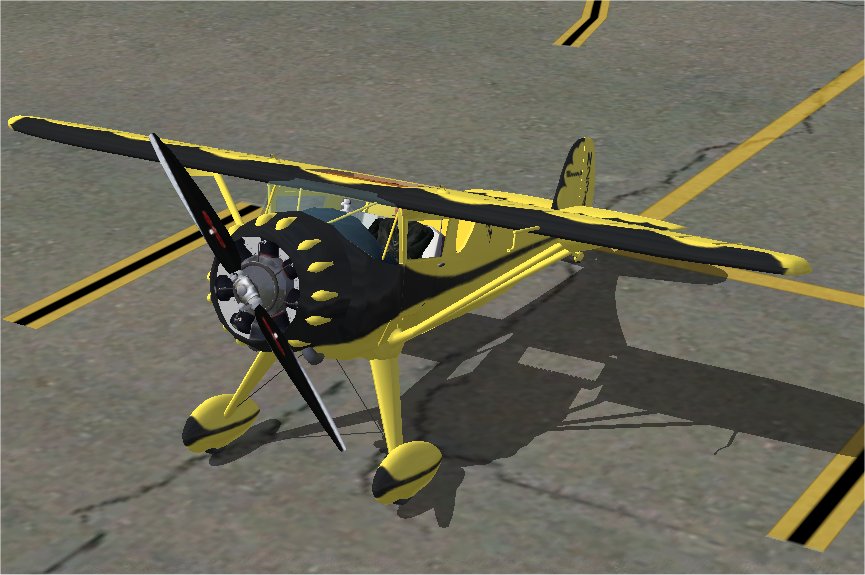 Fs2004 Monocoupe Clipwing Special By Golden Age Simulations: The 110Sp Recreates For Fligh